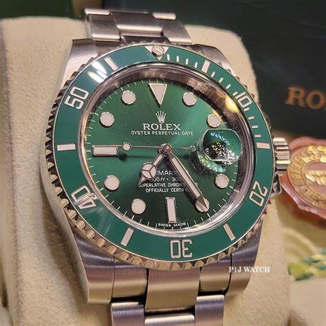 rolex submariner gold green face|Rolex Submariner date 40mm.